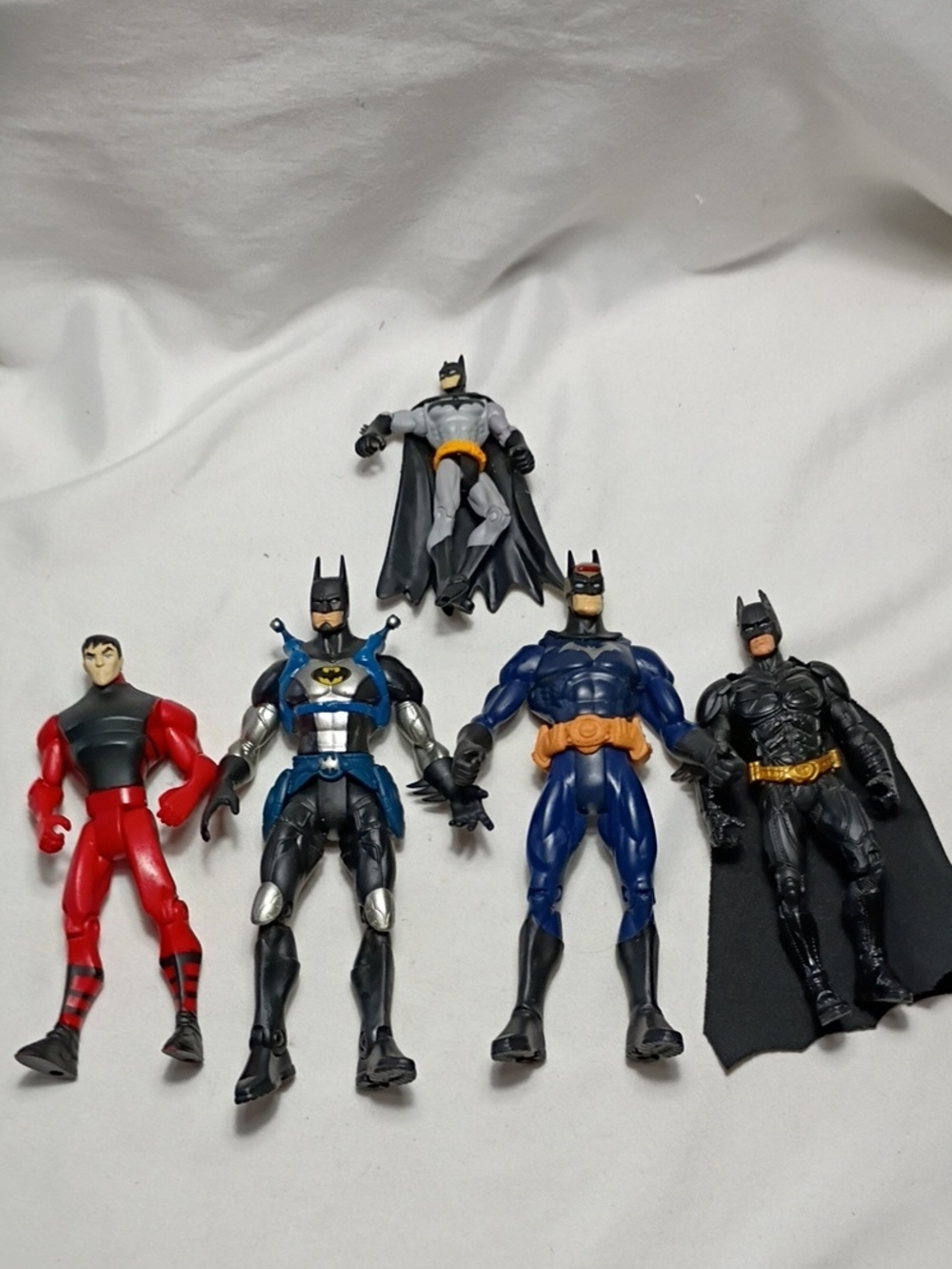 EUC Batman 2000s Action Figure Set Of 5 Mattel Dc Comics